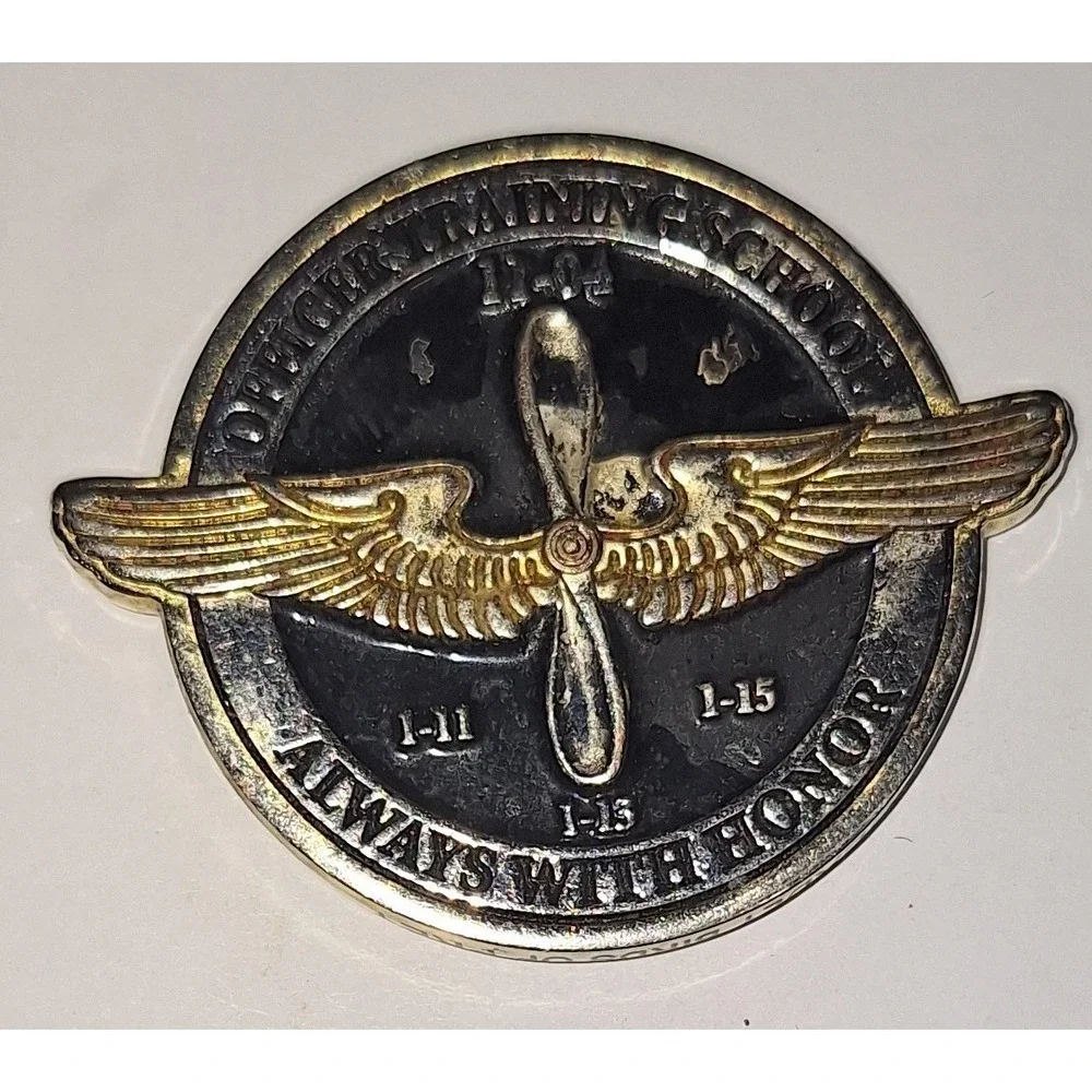 Gold Hawks challenge coin officer training school